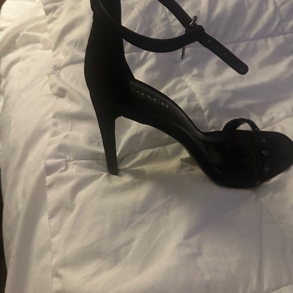 Coach Black High Heel Sandals - Picture 1 of 4